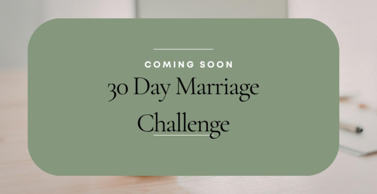 30 Day Marriage Challenge