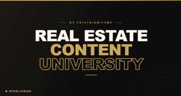 Real Estate Content University