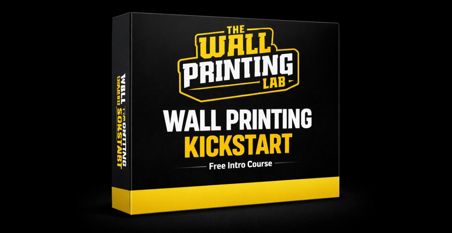 Wall Printing Kickstart course