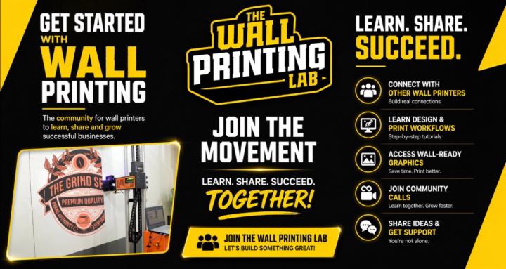 The wall Printing lab