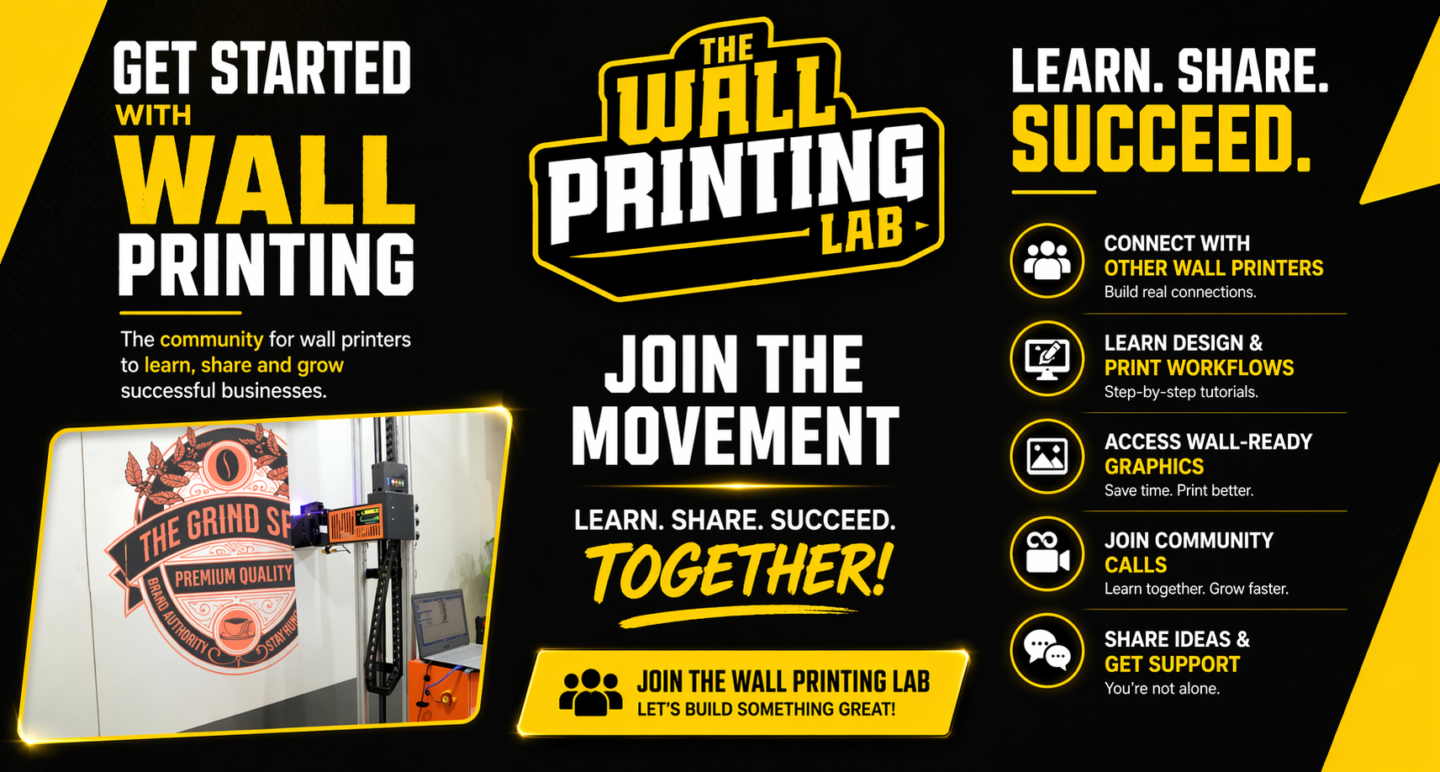 The wall Printing lab