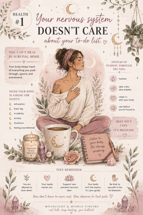 🌿Your nervous system doesn’t care about your to-do list.