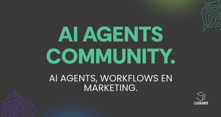 AI Agents Community Leadkamer