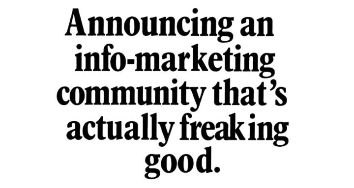 holy info-marketing kingdom