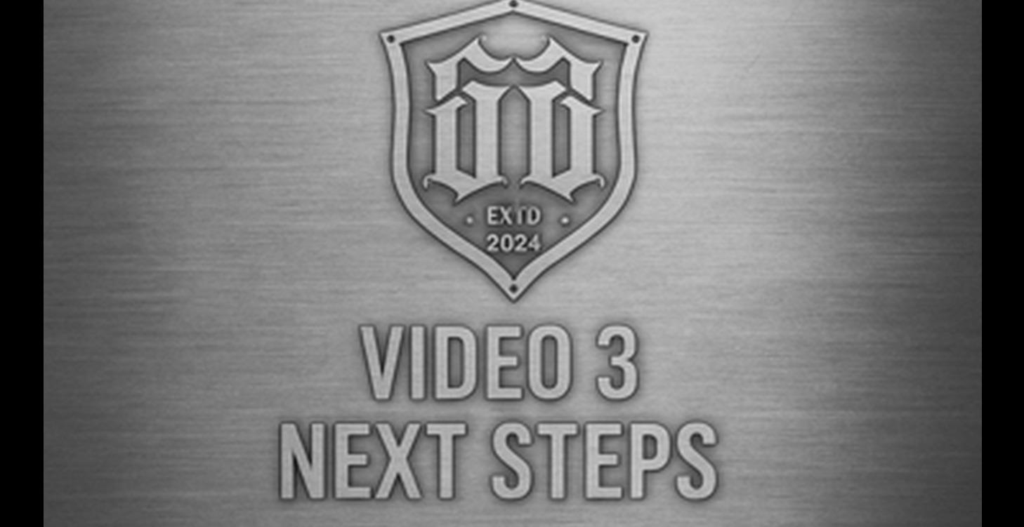 Video 3: Next Steps