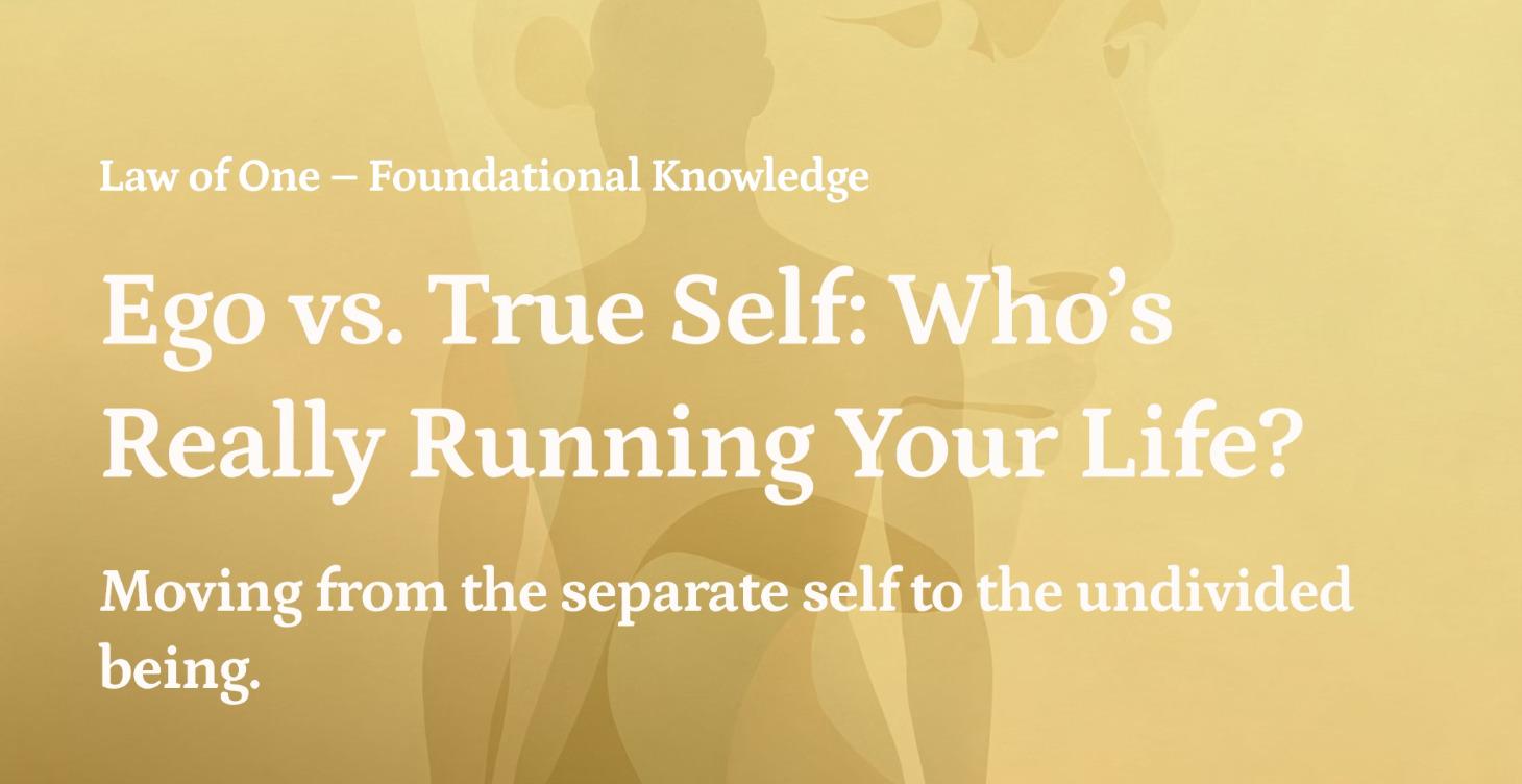 Ego vs True Self