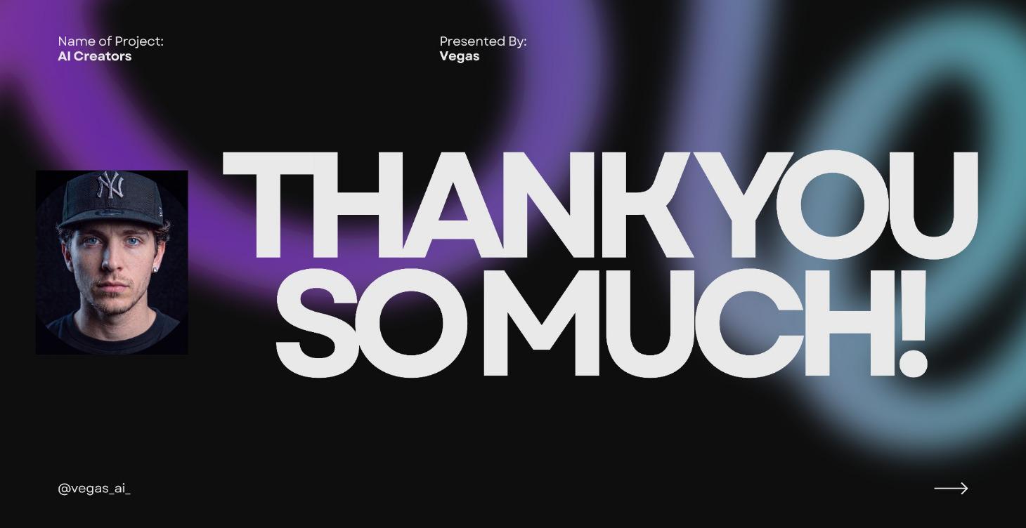 THANK YOU SO MUCH!