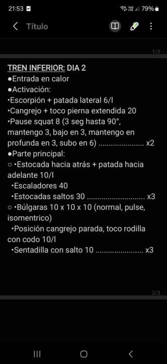 Registro día 2 de tren inferior 