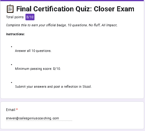 Passed Exam 💪