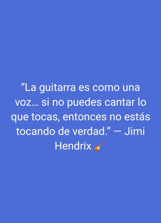 Esto dijo Jimi Hendrix