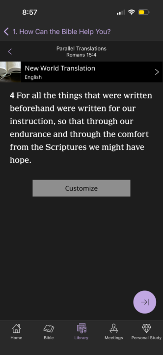 Verse of the day !! Romans 15:4