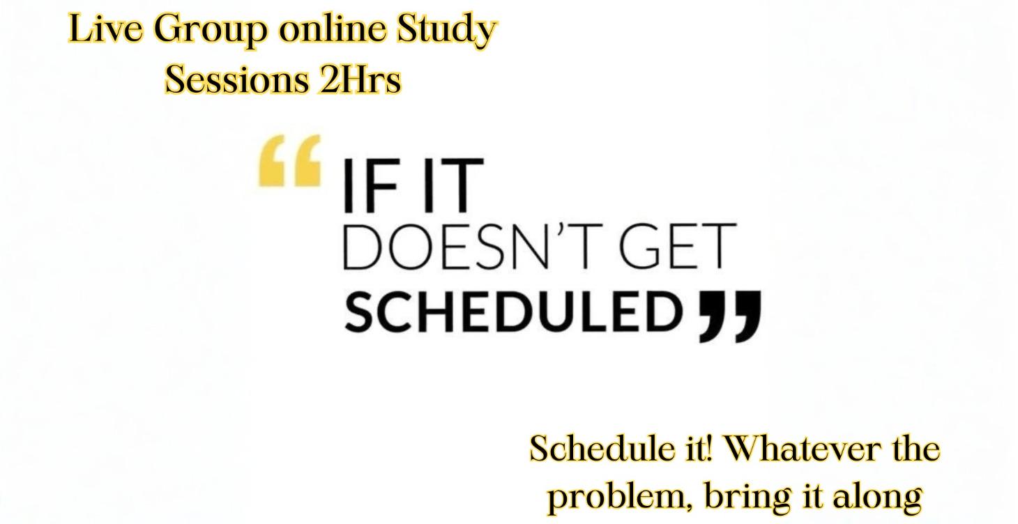 Live Study Sessions (2 Hours)