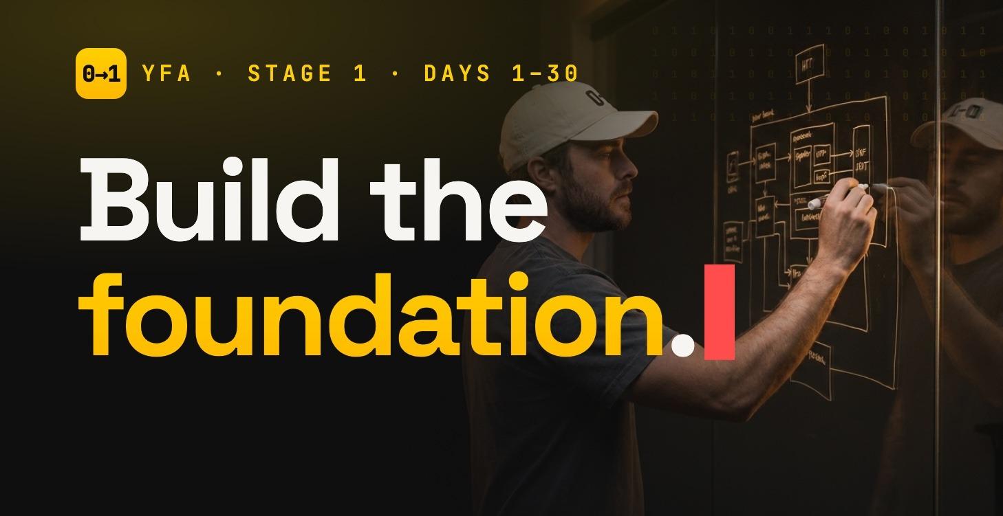 YFA · Stage 1 · The foundation