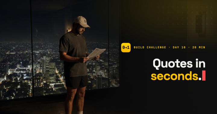 Day 10: quotes and invoices in seconds (20 min)