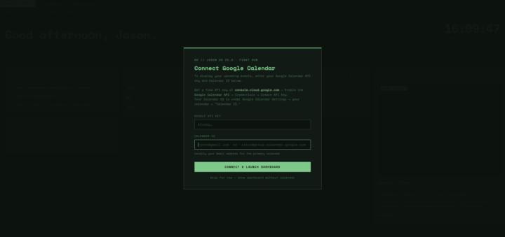  "Day 1 done. Dashboard is live." 