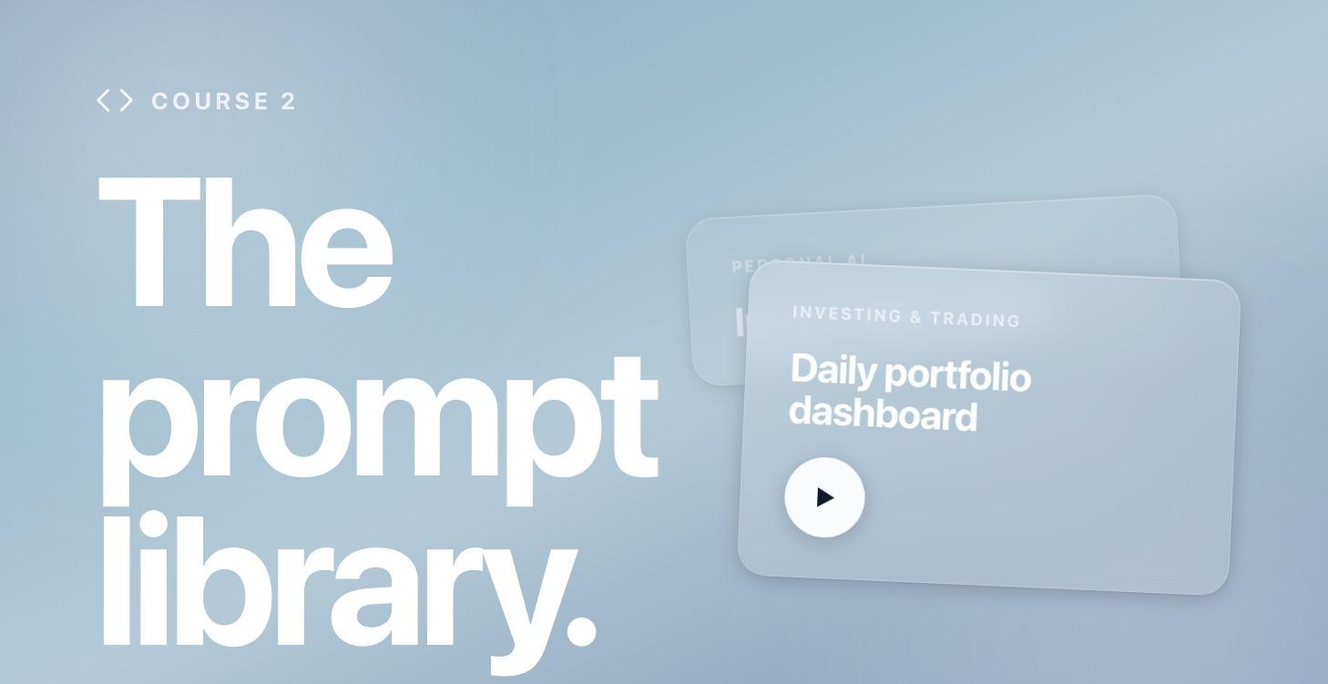 The prompt library — every video, one prompt