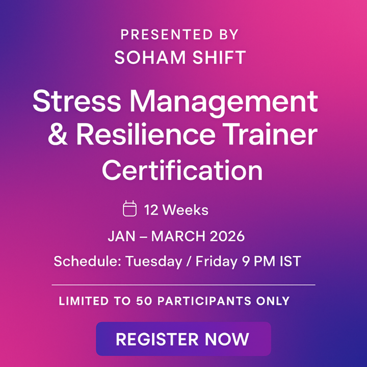  💜 Become a Certified Stress Management & Resilience Trainer! (India Edition)