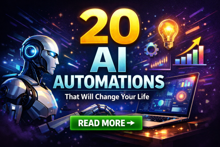 🚀 20 AI Automations That Can Change Your Life in 2026