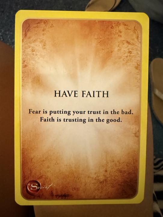 Fear or Faith