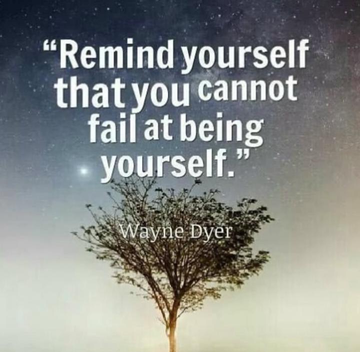 Just Be Authentically YOU!!!!