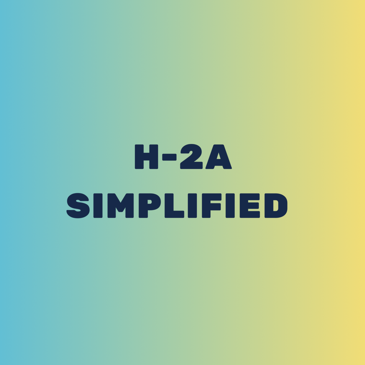 H-2A Simplified.