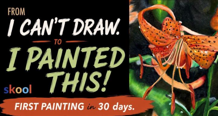 Painting for Drawing Dropouts