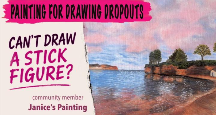 Painting for Drawing Dropouts