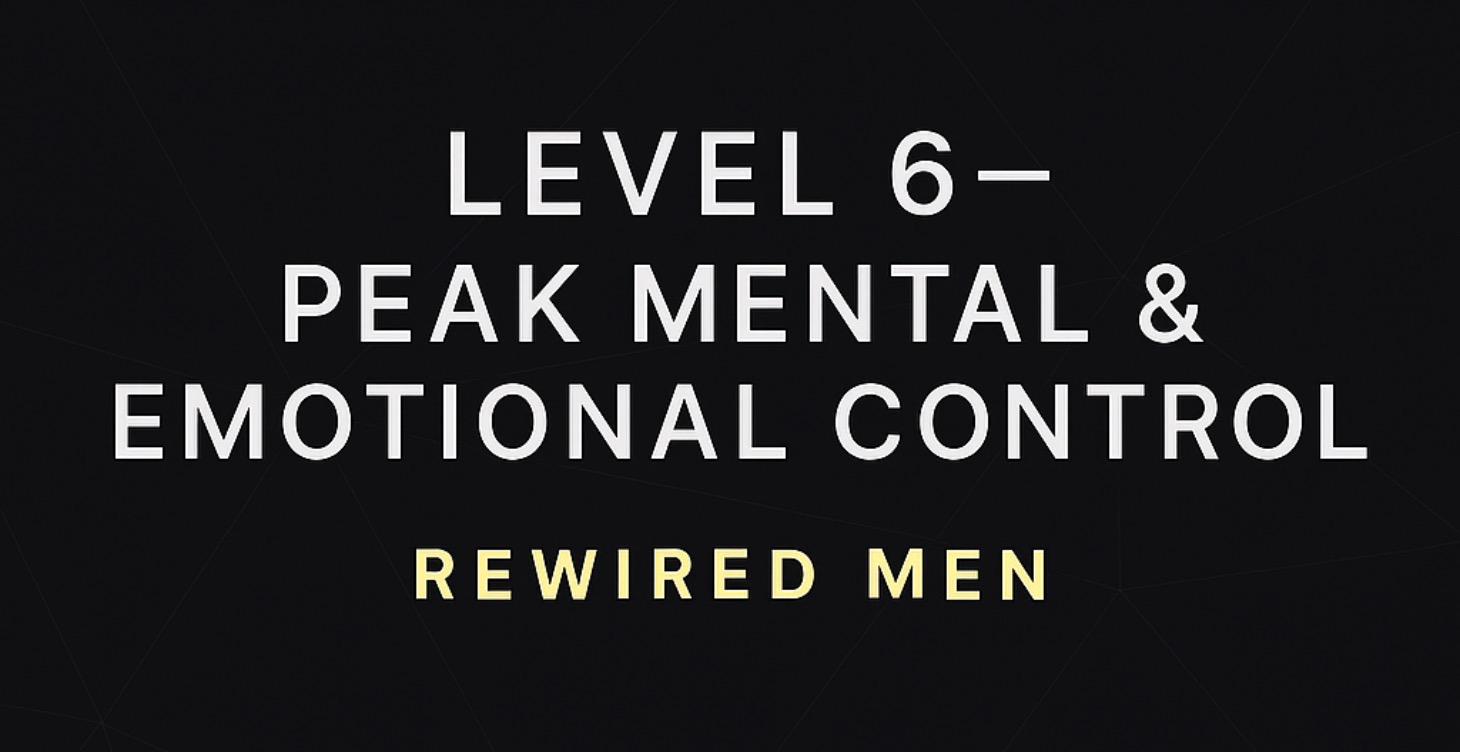 LEVEL 6 — Peak Mental & Emotional Control