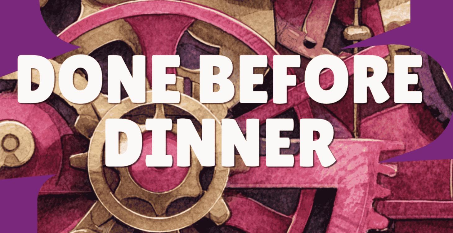 Done Before Dinner Web pages