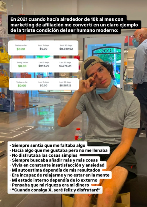 Como pasé de 10k al mes vacíos a 10k al mes con propósito