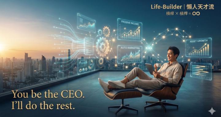 Life-Builder｜懶人天才流（槓桿*槓桿= ♾️）