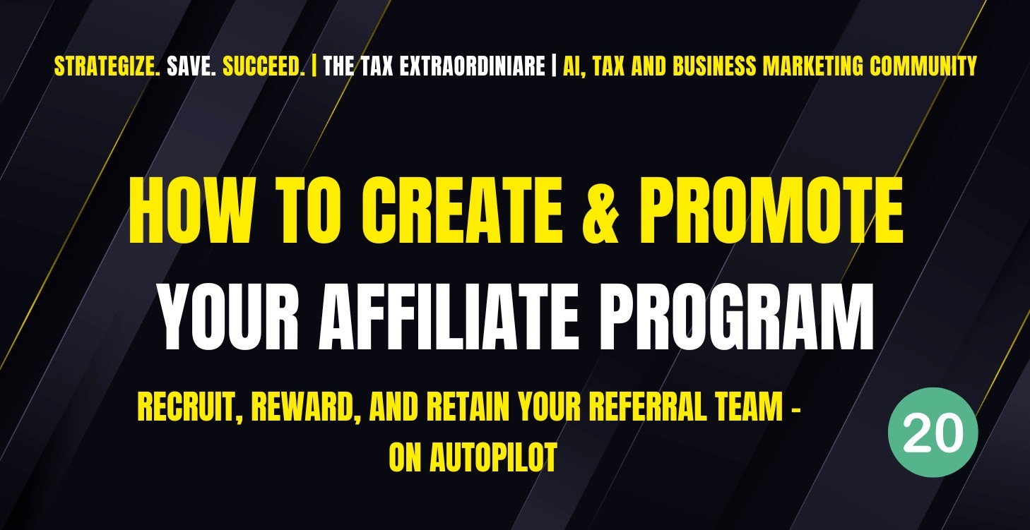 How to Create & Promote Your Affiliate Program