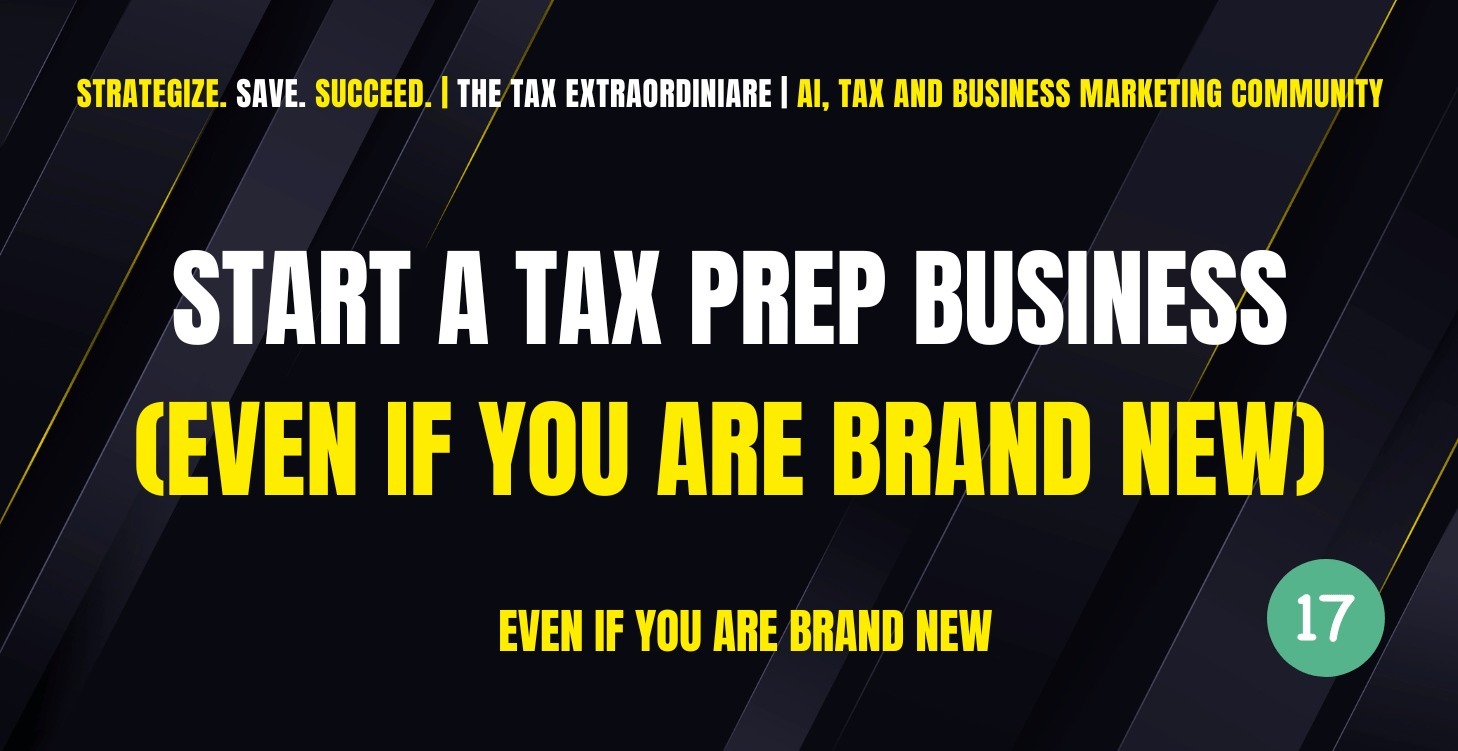 Start and automate your tax prep business with AI