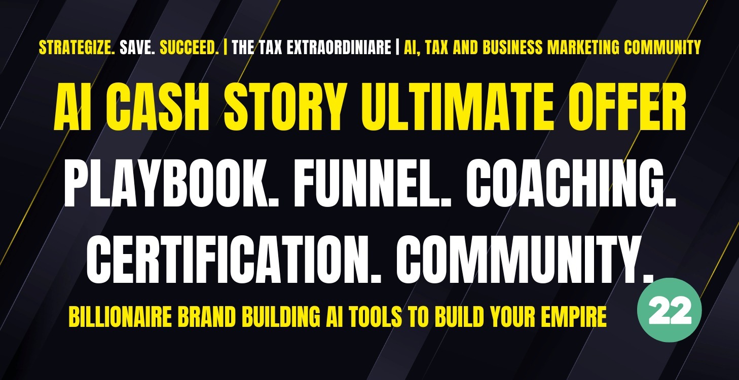 AI Cash Story Ultimate Offer: Playbook and You