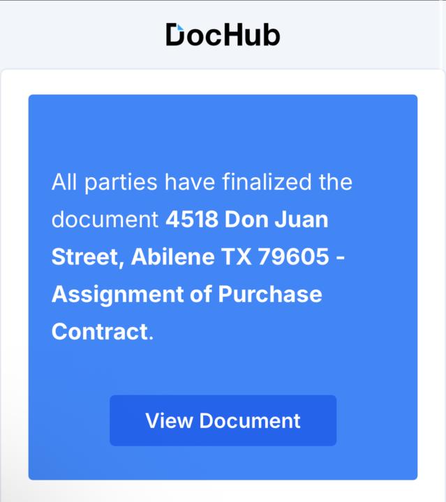 Closed & Funded ✅ New Assignment in the Books