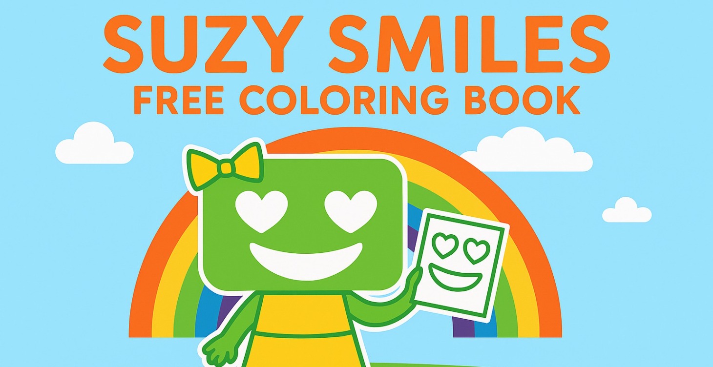 Suzy Smiles Free Coloring Book