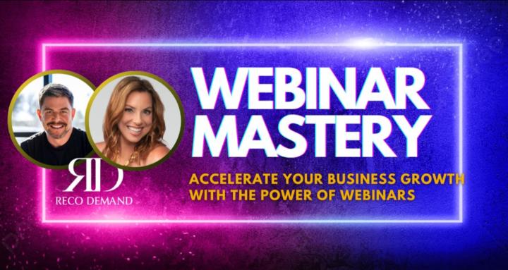 RECODemand Webinar Mastery