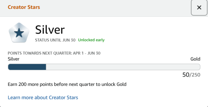 SILVER STATUS