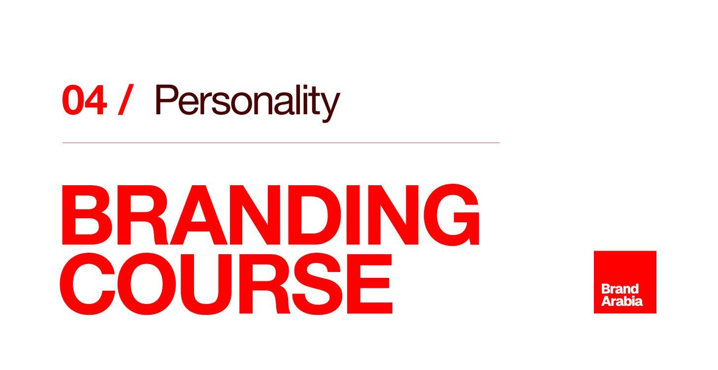 BRANDING - BRAND PERSONALITY