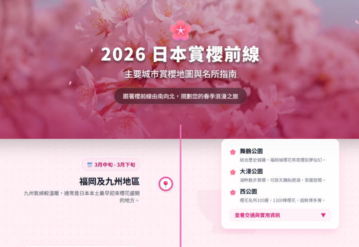 🌸 【專屬資源】免寫程式！一鍵套用 AI 賞櫻地圖模板與提示詞