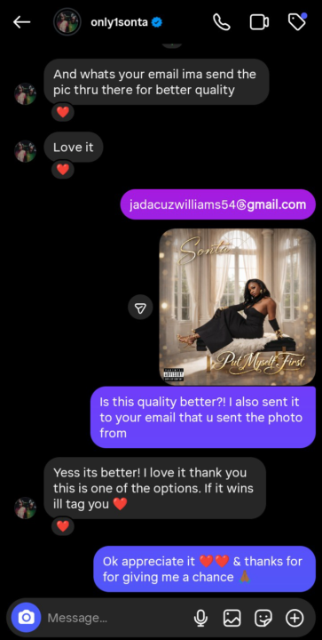 I Designed a cover artwork for my first big artist