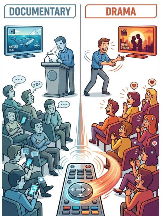Most speakers sound like documentaries. The best ones feel like dramas.