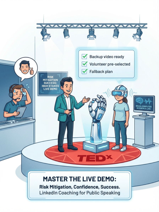 Want to see an event producer sweat? Tell them you're doing a live demo.