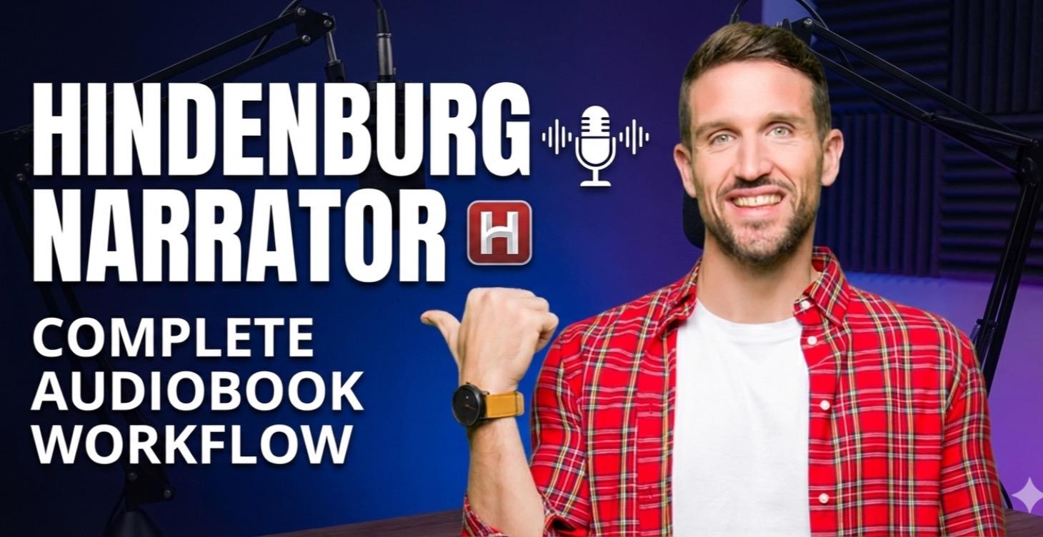 Hindenburg Narrator – Complete Audiobook Workflow