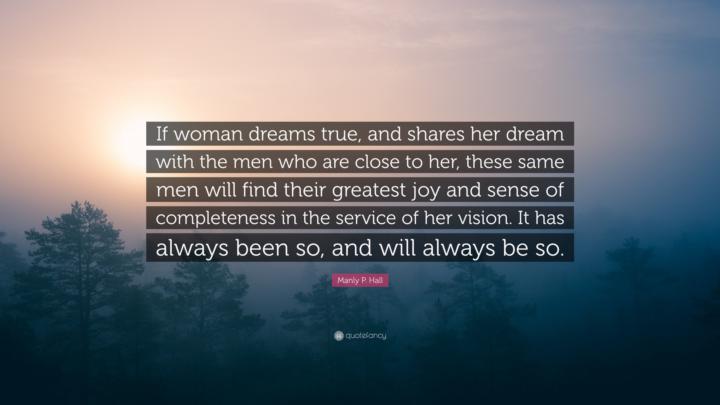 If a Woman dreams true... 