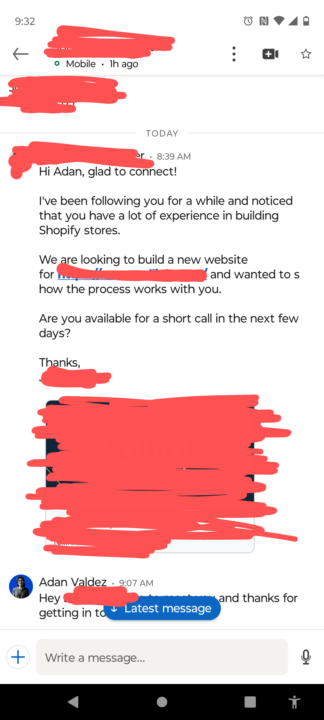 Leads from linkedin