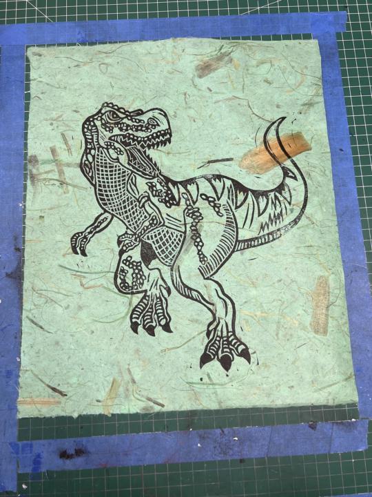 Dinosaur print