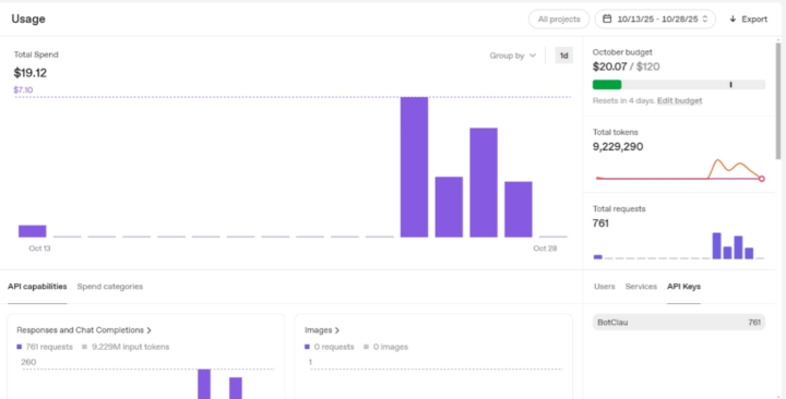 Cobro excesivo en OpenIA