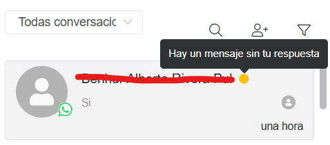 Chatbot no siguio conversacion