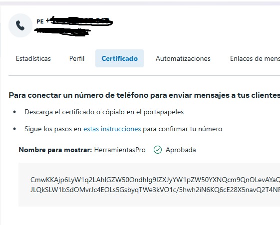 🔴 Numero Whatsapp API pendiente...? (RESUELTO)